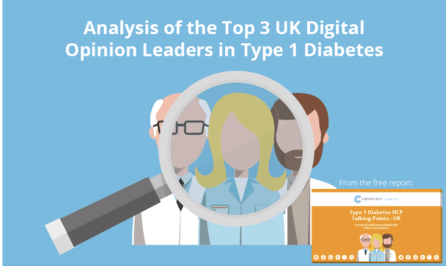 Analysis of the top 3 UK Digital Opinion Leaders in Type 1 Diabetes