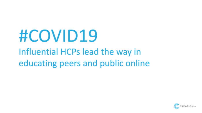 Influential HCPs lead the way in educating peers and public online