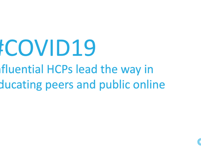 Influential HCPs lead the way in educating peers and public online