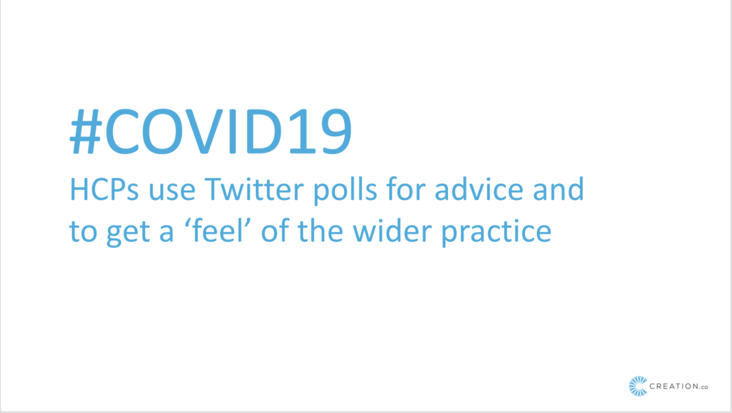 #COVID19: HCPs use Twitter polls for advice and to get a ‘feel’ of the wider practice